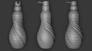 Cosmetic Bottle 3D Modeling | Cinema 4D Modeling Tutorial