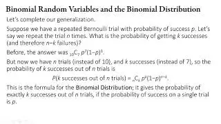 The Binomial Distribution