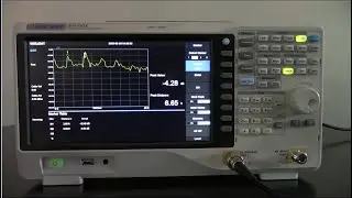 SIGLENT SVA1000X Distance to Fault (DTF) cable testing