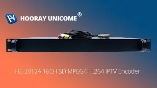 HE 2012A 16CH SD MPEG4 H 264 IPTV Encoder