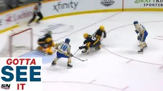 GOTTA SEE IT: Jordan Kyrou Toe-Drags And Feeds Robert Thomas For Pretty Goal