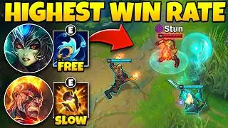 We played the HIGHEST Win Rate bot lane duo of Season 16 (THIS IS SO UNFAIR)