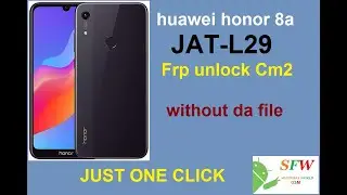 huawei honor 8a frp unlock cm2