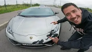 Чуть не разбил LAMBORGHINI HURACAN !