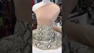 Искусственная кожа, светлый питон