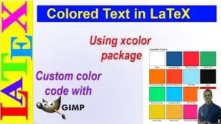 How to use Colored font in LaTeX (Latex Advanced Tutorial-10)