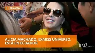 Alicia Machado, exmiss Universo, está en Ecuador para presentar su obra 'Divinas'- En Corto