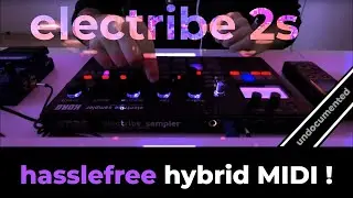 Korg Electribe 2 (hasslefree) hybrid midi setup