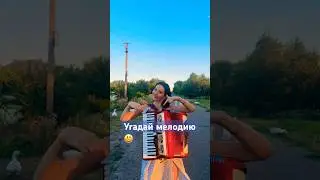 Угадаешь сыграю 😍#аккордеон #интуиция #угадаймелодию #деревня #игра #россия #баян #музыка #песня