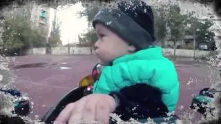 Когда папа оператор вышел погулять с сыном
