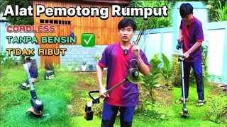 Potong Rumput Tanpa Mengganggu Tetangga - Review Mesin Potong Rumput Baterai 36 Volt Merek Ironhoof