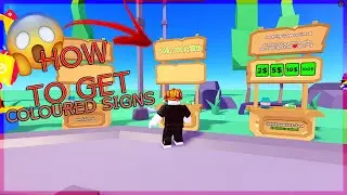 HOW TO GET COLOURED SIGNS IN PLS DONATE | ROBLOX