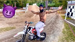 FIRST TIME DIRT BIKE RIDING 🤯 I CRASHED…..