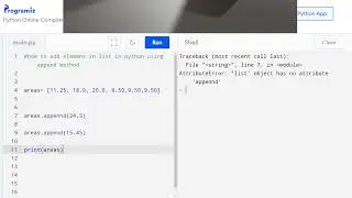 how to add element in list in python using append method