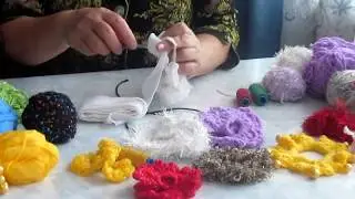 Вязание крючком, резинки для волос Легко и просто