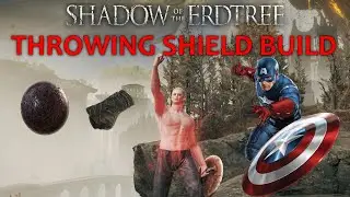 Elden ring DLC PvP - Smithscript Shield (Captain America build)