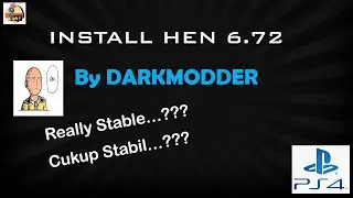 Install HEN 6.72 Darkmodder Cukup Stabil (Really Stable)