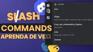 SLASH COMMANDS! - Como Criar Bot de Discord com Python