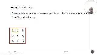 Lecture 10: Arrays program in Java using NetBeans 8.2