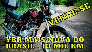 Brazil's newest YBR for sale - Only 10,000 km. #ybr125 #yamaha #reliquias