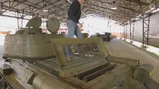 Т-34.   Внутри танка