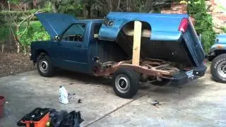 1991 S10 FUEL PUMP REPLACEMENT (2.5 iron duke, 5 speed) project (video 1)