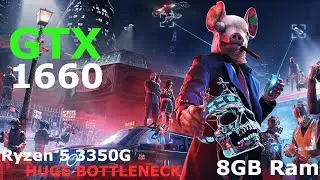Watch Dogs: Legion | GTX 1660 + Ryzen 5 3350G