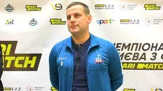 Примачук Олег | Післяматчеве інтерв'ю | PariMatch Чемпіонат Києва з футзалу