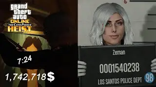 GTA V online | Cayo Perico Heist , Drainage Tunnel Approach , Solo , Full Bag , Hard Mode , Elite
