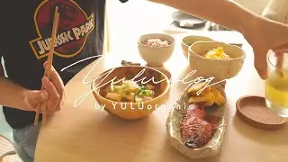 【Vlog】ほぼ喋らない息子(15)と、よく喋る団地猫(1)、チョコを口につけたまま商品紹介する母(39)【普通の和食の朝ごはん】