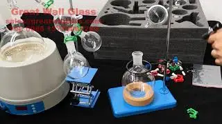 Glass Short Path Distillation 2L Installation