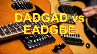 Gitara DADGAD vs  EADGBE -Porownanie(gitary elektryczno akustyczne na DSL  piecu Marshalla...)