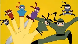 Семья пальчиков нинзя | Ninja Finger Family in Russian