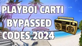 LOUD PLAYBOI CARTI BYPASSED Roblox Ids (WORKING 2024)