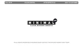 Minimal Titles | After Effects Template | Titles