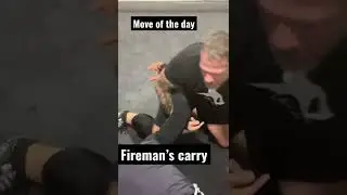 Move of the day.  Fireman’s carry. Check out tutorials for all the classic techniques