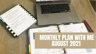 Monthly Plan with Me August 2021