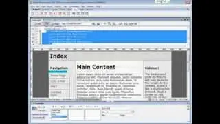 Adding a Menu Bar in Dreamweaver CS3