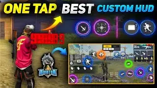One Tap Best Custom hud Setting⚙️ For Headshot Sensitivity Setting 2Finger Free Free Setting😯‼️