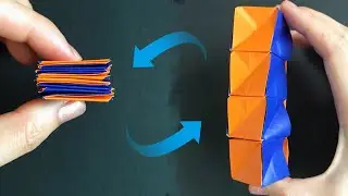 Origami Magic Rubber Cubes/ Fun & Easy Origami/ DIY Toy/ Paper Craft