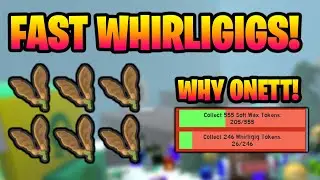 How To Get Whirligigs Fast In Bee Swarm Simulator!