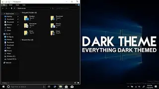 Enable dark theme on Windows 10 with a single click