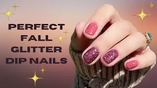 Perfect Fall Glittery Dip Nails | NEW RELEASES For Fall/Halloween | Sassy Mouth