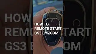 HOW TO REMOTE START GS3 EMZOOM #emzoom #remotestart #remotekey #gac