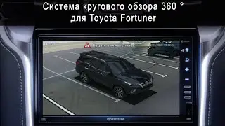Система кругового обзора для TOYOTA FORTUNER Bird View 360° HD, обзор, функции особенности установки