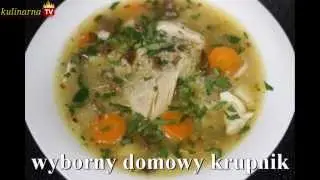 Przepis na: Wyborny domowy krupnik