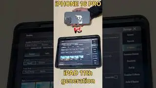 Graphics setting iPHONE 16 PRO😈 Vs iPad 11th generation☠️- 120 fps test 