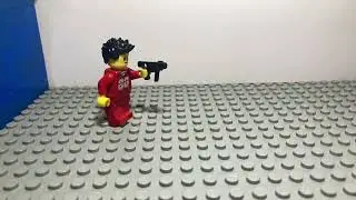 Lego stop motion gun test