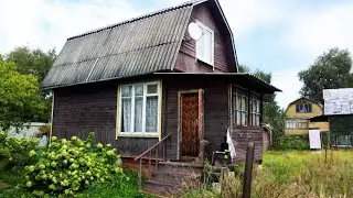 Бюджетная дача из бруса