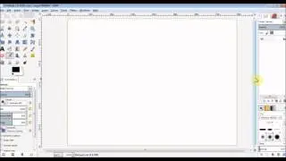 Gimp beginner's guide - Alter the width of your tool box and layers panels